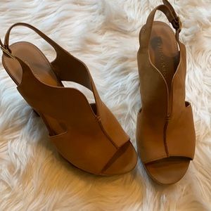 Franco Sarto Size 9 Suede Slingback